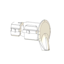 Wall plug for cable < Ø2,3mm or flat 3,3x2,3mm