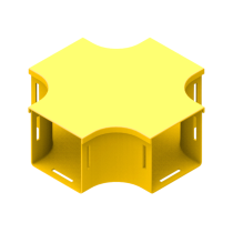 Cross Duct 160x100 (Yellow) (No Cover)
