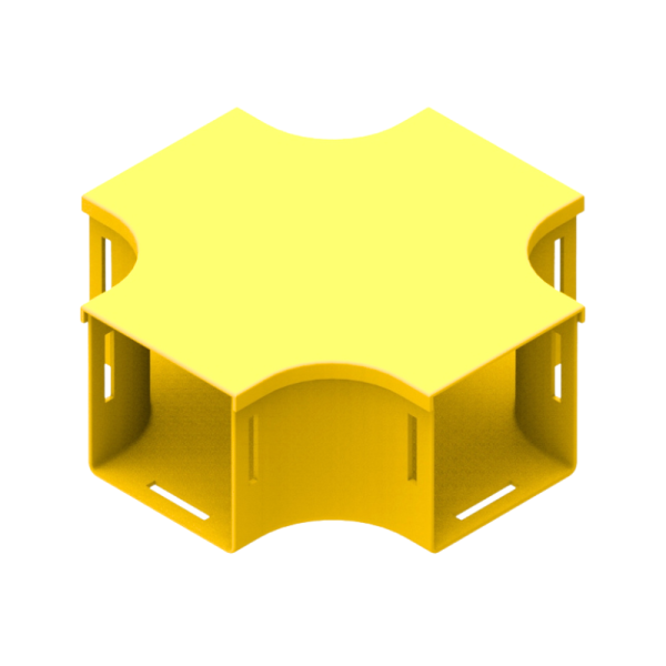 Cross Duct 160x100 Cover (Yellow)