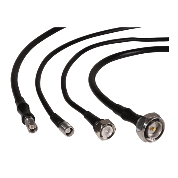 HUBER+SUHNER Sucofeed_1/2 with 716 Male Straight Both Ends (EACH) - 1m LIS-C12-11716-11716-01000-52