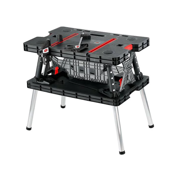Keter Folding Workbench/Workstation with Clamps