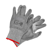 Cut Resistant PU Coated Work Gloves - Size L