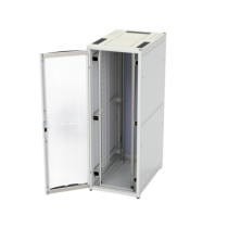 Rainford SafeServ® SX - 47U x 600 x 1200 Server Rack (Curved Door, Split Sides) - White