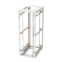 Rainford SafeServ® OX (Two Post Open Frame Rack) - 47U x 800 x 300 - White