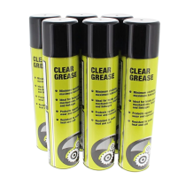 FIXT Clear Grease Aerosol 400ml – Pack of 6