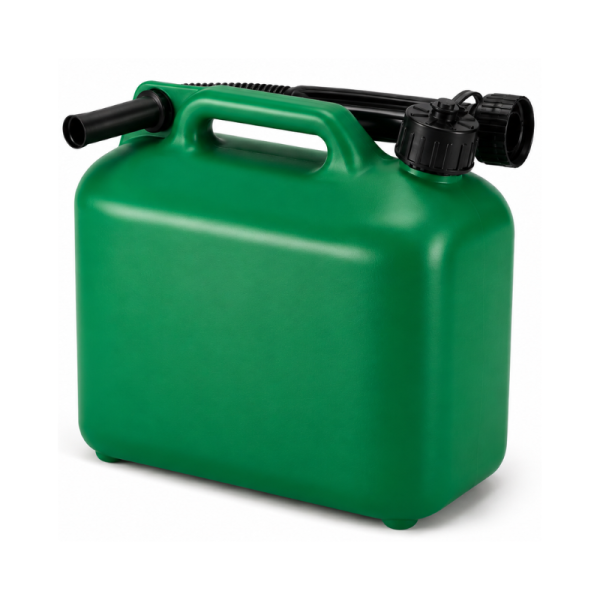 5L Plastic Fuel Can - Green