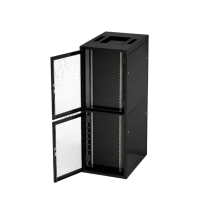 Rainford SafeServ® CX - 42U x 800 x 1000 Two Compartment Colocation Rack Cabinet - Black