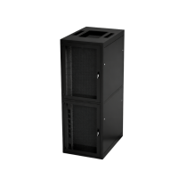 Rainford SafeServ® CX - 47U x 800 x 1000 Three Compartment Colocation Rack Cabinet - Black