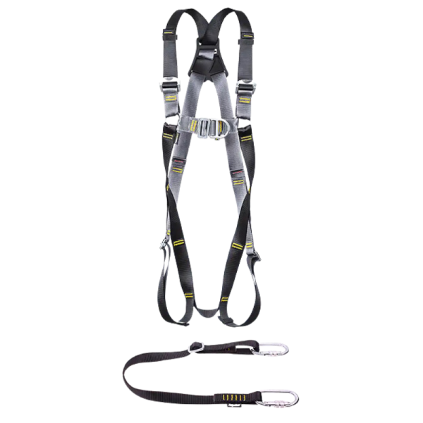 RidgeGear IPAF Restraint Kit with MEWP Harness & Lanyard RGHK5 – Multiple Sizes
