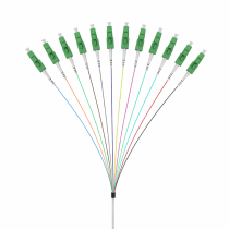 Discreet Corridor Cable Assembly 12F G657B3 2mm LC/APC – Bare End Cca White – 75m