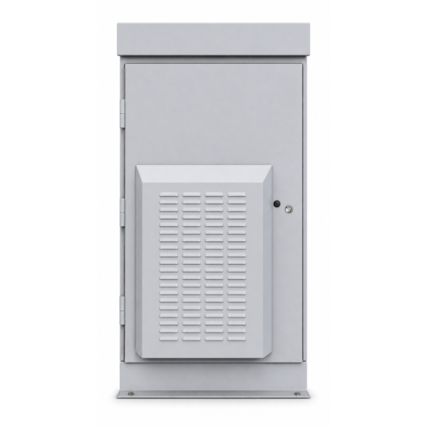 Rainford CommSafe® Single Bay Cabinet - Grey - 20U x 600D