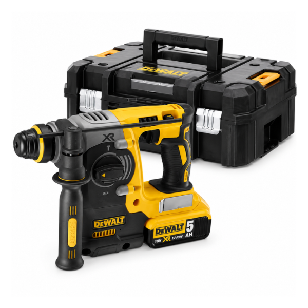 DeWalt SDS-Plus Rotary Hammer Drill – 18V – 24mm – 2 x 5Ah Batteries