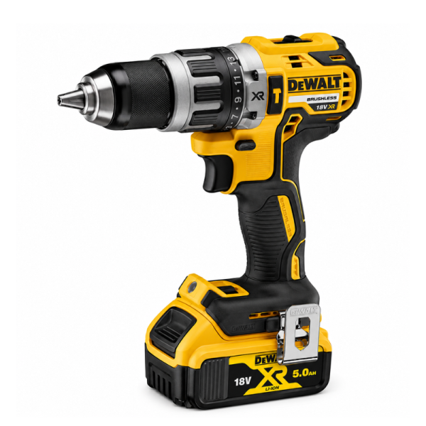 DeWalt XR Brushless Compact Hammer Drill Driver – 18V – 1 x 5Ah Battery – DCD796P1-GB