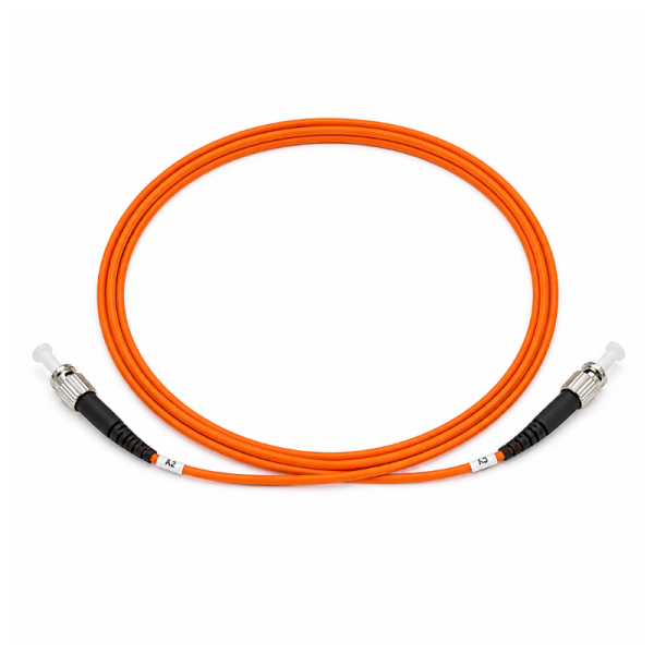 Patchcord – OM4 – ST to ST – Simplex – 2mm – Orange – 1m