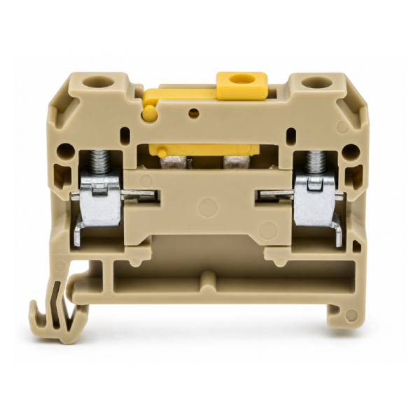 Weidmuller SAKR/35 Terminal Block – SAK Series – Beige – 4mm² – Test-disconnect – 10A - 400V