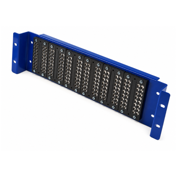 19" Recessed Panel – 3U – 6x DDF Blocks