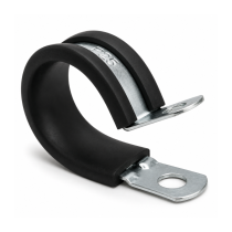 P Clip – Rubber Lined Metal – 25mm – Pack of 10