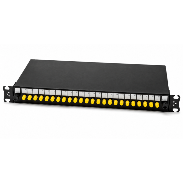 19" Fibre Patch Panel – ST/ST – 16 Way – 1U