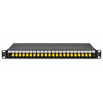 19″ Fibre Patch Panel – ST/ST – 16 Way – 1U