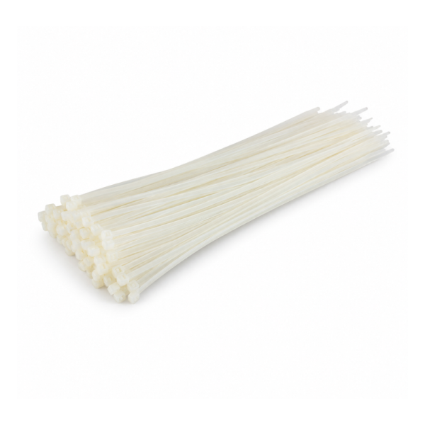 Cable Tie Natural 200mm x 4.8mm - Pack of 100