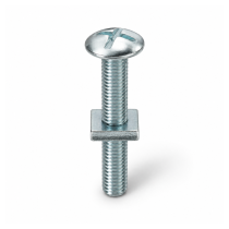 Roofing Bolts & Square Nuts – M6 – BZP – Pack of 100