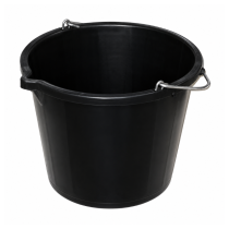 Bucket Plastic - 11Ltr - Black