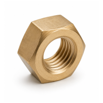 Full Nuts – M10 x 1.50 – Brass – DIN 934 – Pack of 100