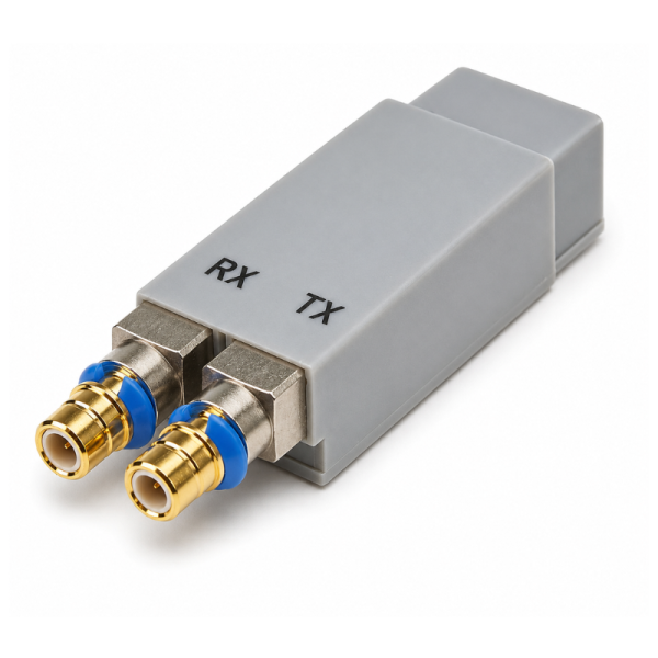 Type 43 to RJ45 Style 20 Balun (Right Hand)- Grey