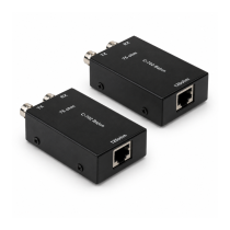BNC Balun – RJ45 to 2x BNC (F)
