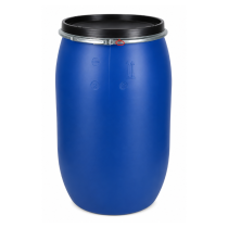 Recycled Plastic Drum – 220L – Open Top – Blue – UN Approved