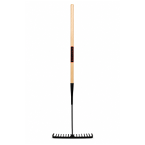 Excavator Tarmac Rake - Wooden Handle