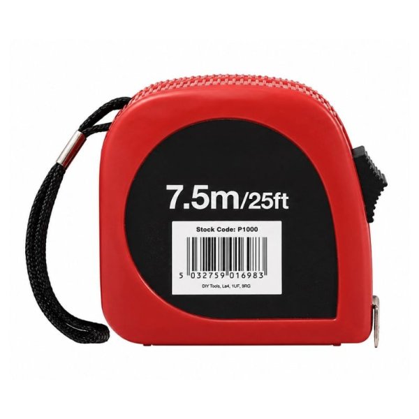 Tape Measure – Steel – 7.5m