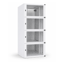 RACKEON Colocation Rack - 42U - 19″ - 800x1200mm - 4 Compartments - 1500kg