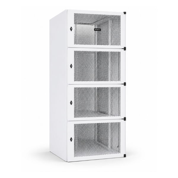 RACKEON Colocation Rack - 47U - 19" - 800x1200mm - 4 Compartments - 1500kg