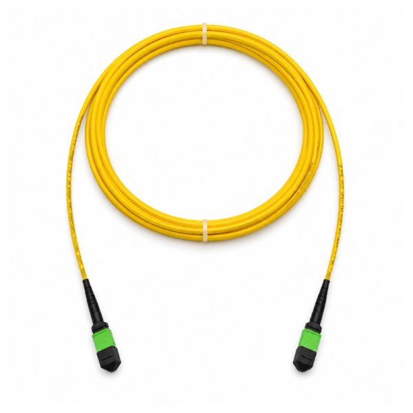 MTP Trunk Cable – 12F OS2 – MTPAF to MTPAF – 3.0mm – Yellow – 10m