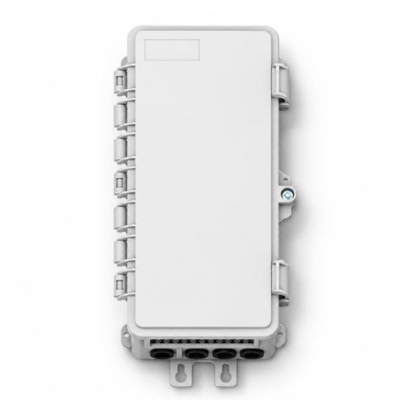 ASN 24F Pre Split 1x1:8 Bare - LC/APC w 8 LC/APC Adaptors – Grey