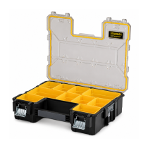 Stanley Professional Organiser – 10 Compartment – Deep – Metal Latches