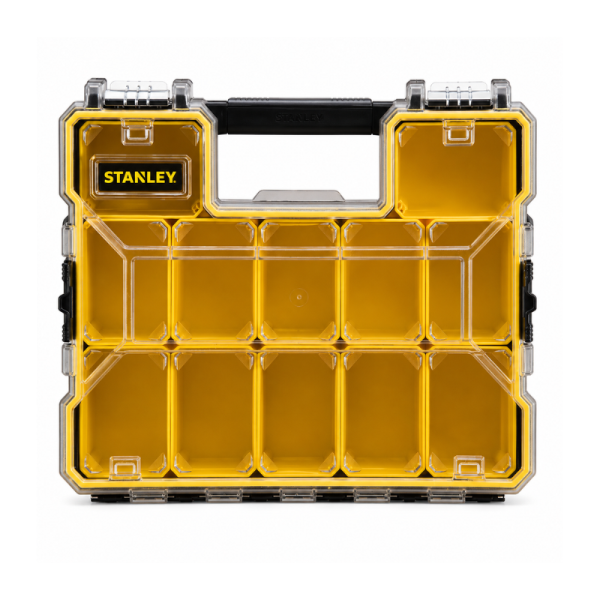 Stanley Professional Organiser – 10 Compartment – Deep – Metal Latches