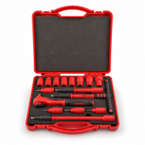 Laser Insulated Socket Set–3/8″ Drive – 16 Piece