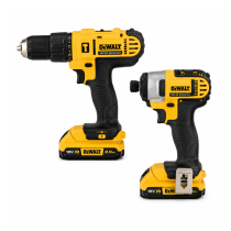 DeWalt Combi Drill & Impact Driver Twin Kit – 18V–XR – 2 x 2.0Ah Batteries - DCZ298D2T-SFGB
