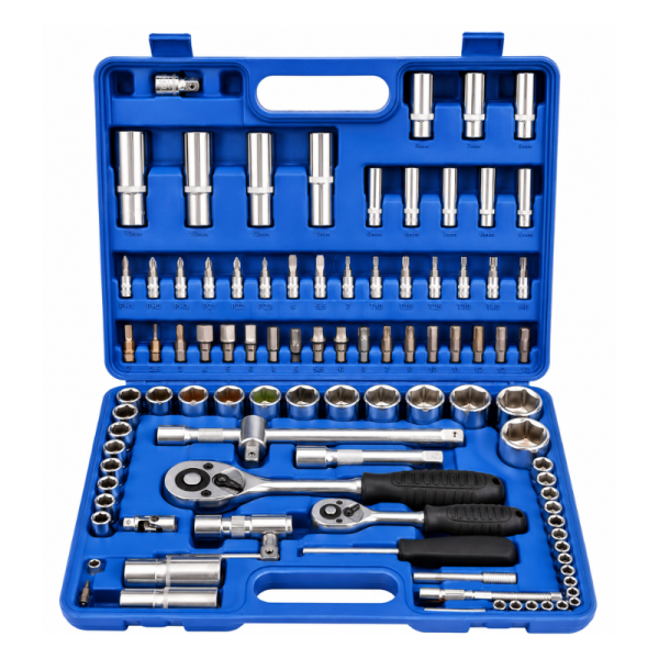 Socket & Bit Set – 1/4" & 1/2" Drive – Metric – 94 Piece