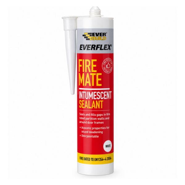 Sika Fire Guard Mate Intumescent Acrylic Sealant – White – 295ml