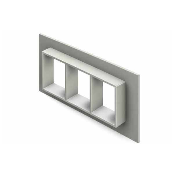 Roxtec G6x3 Primed Frame – 3 Openings – Modular Cable Transit