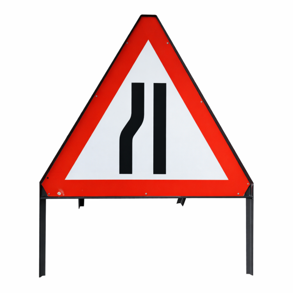 Road Signs Zintec Road Narrows Left