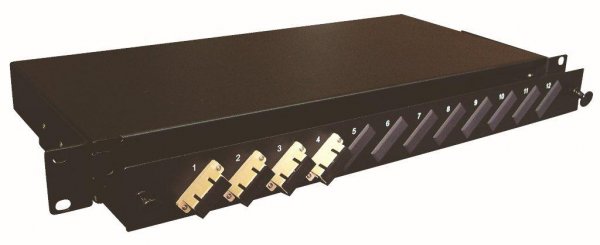 Fibre Optic Patch Panel - 12 Port 4LC Patch Panel S/M