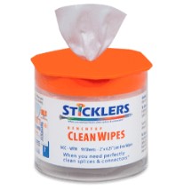 Sticklers CleanWipes 90 Fibre Optic Wipes for the Benchtop