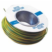 T5219 Earth Wire Green/Yellow 0.5mm