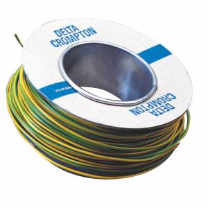 T5222 Earth Wire Green/Yellow 4mm