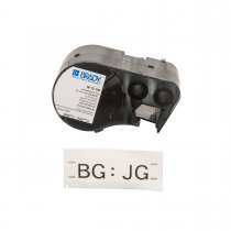 Tags Die-cut (BK on WT) 19.05mm Roll of 80 for BMP51 Brady