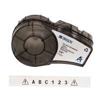 Tape Vinyl (BK on WT) 9.53mm x 6.4m M210/M211 Brady